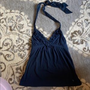 Navy Abercrombie Halter Top